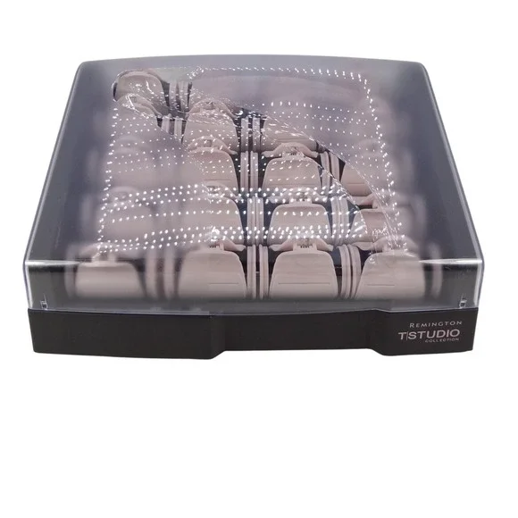 Remington T Studio Collection Heated Hair Roller Set 20 Pink Rollers with Clips - Picture 2 of 7